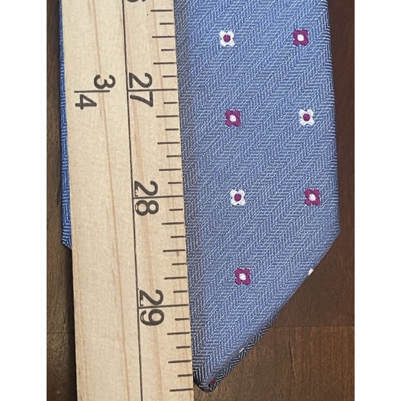 Cedar Woodstate Blue 100% Polyester Men’s Neck Tie Made In China - Picture 5 of 9